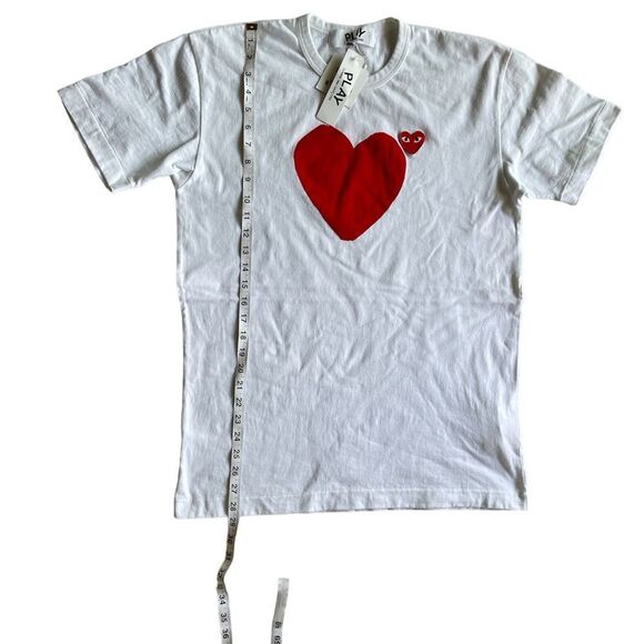 Comme Des Garcons PLAY Heart Graphic Tee Size XL - Picture 2 of 9